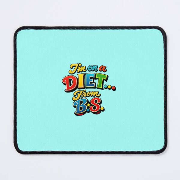 Item preview, I’m on a Diet From BS – Bold Retro Typography Quote Design | Funny Sarcastic Statement Art designed and sold by Fashion Empire.