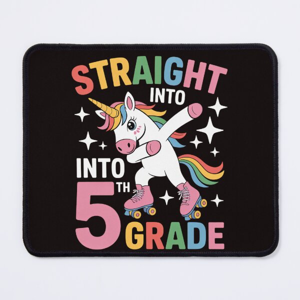 Item preview, Back to School First Day of 5th Grade Unicorn Flossing 3 designed and sold by lavethediso.