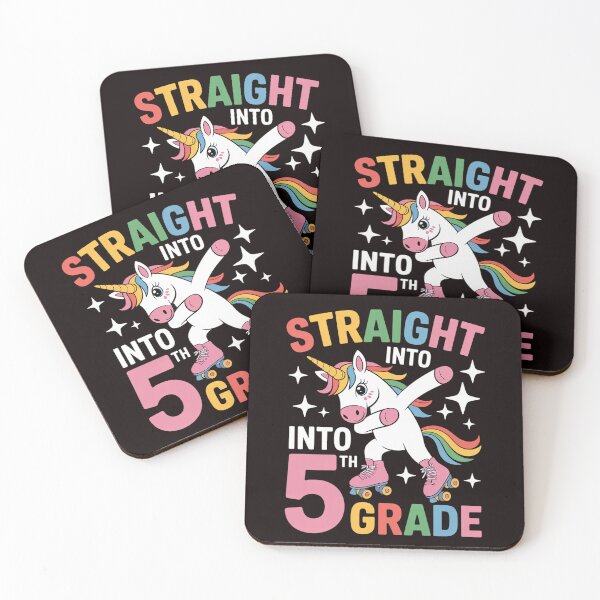 Item preview, Back to School First Day of 5th Grade Unicorn Flossing 3 designed and sold by lavethediso.