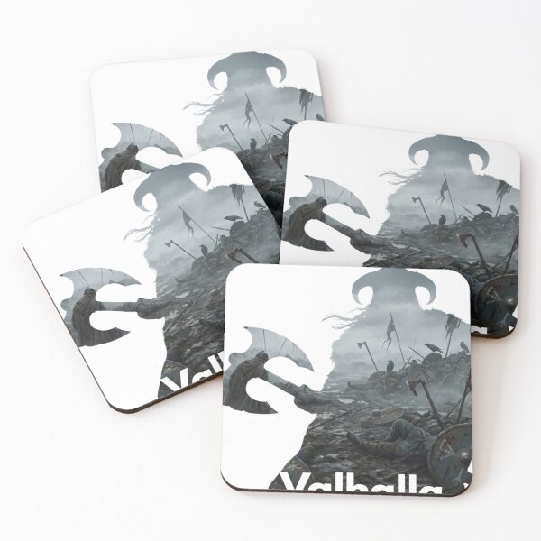 Item preview, Valhalla Viking Warrior Silhouette - Battlefield Double Exposure designed and sold by TeezOfMadness.