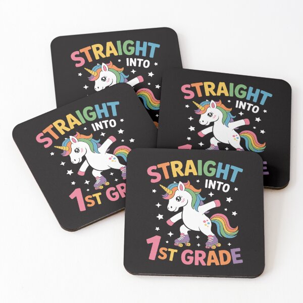 Item preview, Back to School First Day of 1st Grade Unicorn Flossing designed and sold by czechascheledu.