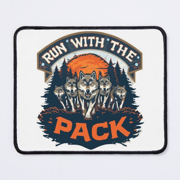 Item preview, Run With The Pack designed and sold by RisingWolfStudio.