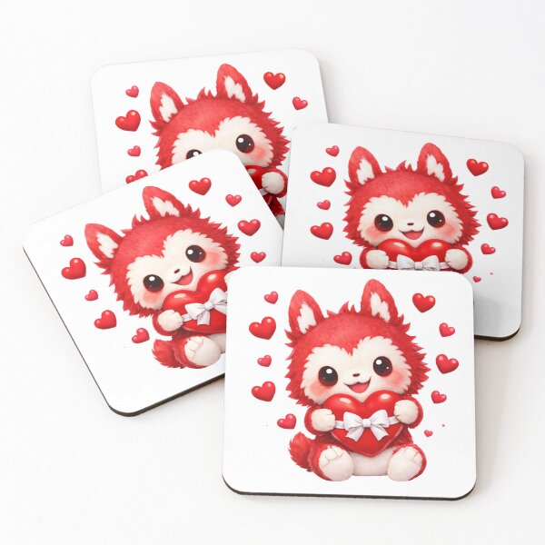 Item preview, Be My Forever – Cute Valentine Plush Character designed and sold by NixFire.