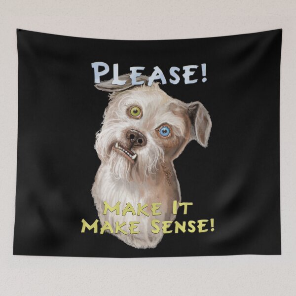 Item preview, Make It Make Sense..., hand painted picture with text designed and sold by AK-Hevonen.