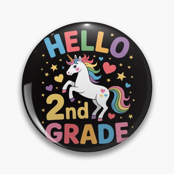 Item preview, Back To School Unicorn Hello Kid First Day of Second grade designed and sold by czechascheledu.