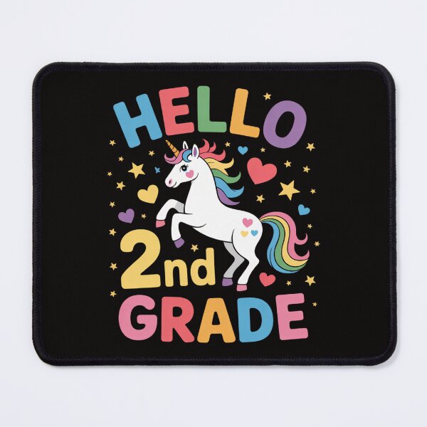 Item preview, Back To School Unicorn Hello Kid First Day of Second grade designed and sold by czechascheledu.