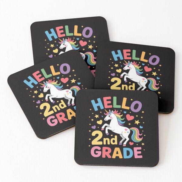 Item preview, Back To School Unicorn Hello Kid First Day of Second grade designed and sold by czechascheledu.