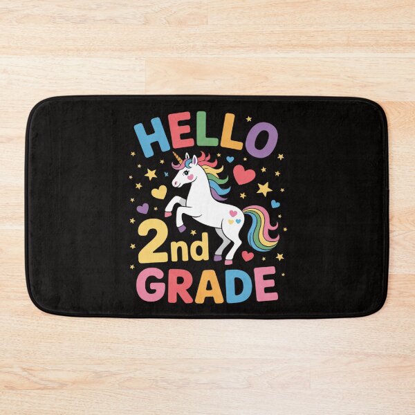 Item preview, Back To School Unicorn Hello Kid First Day of Second grade designed and sold by czechascheledu.