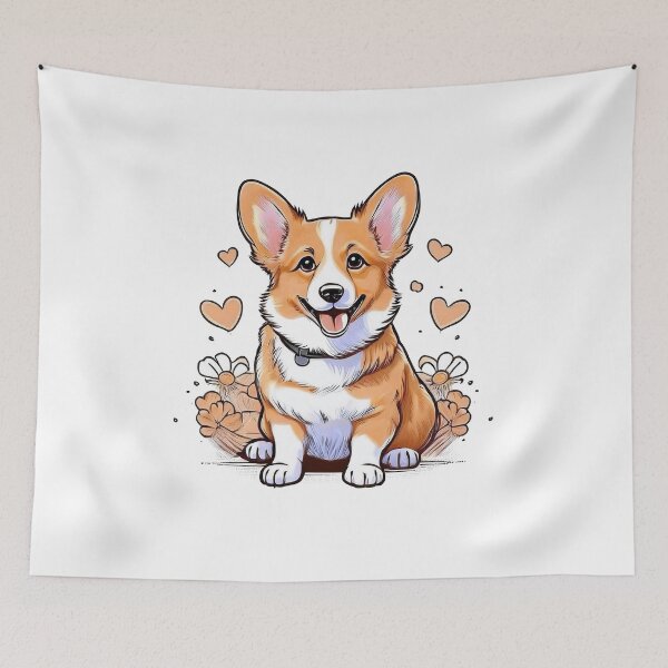 Item preview, Fluff Butt Royalty - Corgi Art designed and sold by RockitBaby.