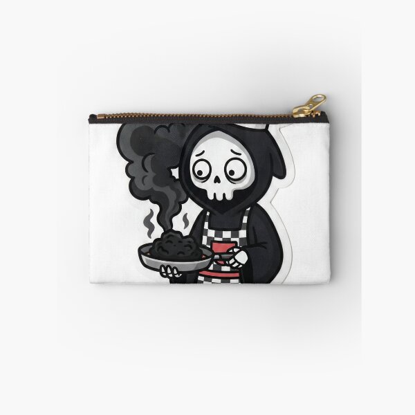 Item preview, The Chef Reaper Cute Stickman Funny Cooking Fail Goth Kitchen Baker designed and sold by StickyGuys.