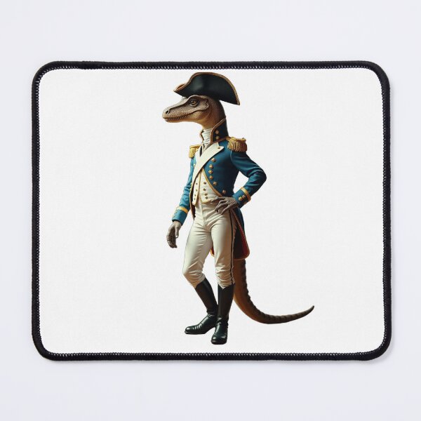 Item preview, Realistic Velociraptor Napoleon - Commanding Dinosaur Portrait designed and sold by SpektroDesign.