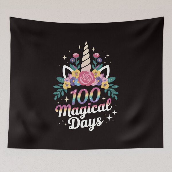 Item preview, 100 Days of School Magical Learning Funny Unicorn designed and sold by lavethediso.