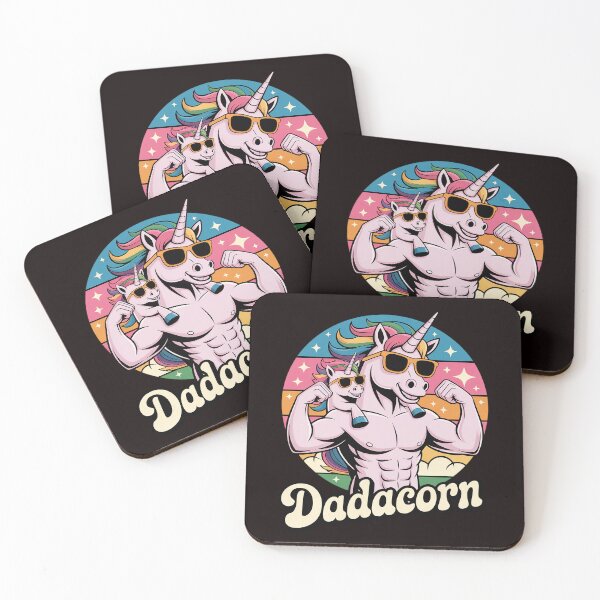 Item preview, Dadacorn Unicorn Dad and Kid - Best Father's Day designed and sold by lavethediso.