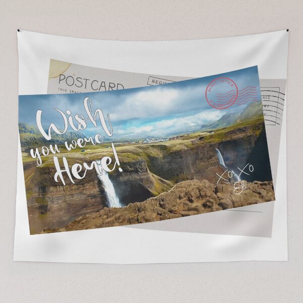 Item preview, Wish you were here :: El's Home designed and sold by Wenby-Weaselbee.
