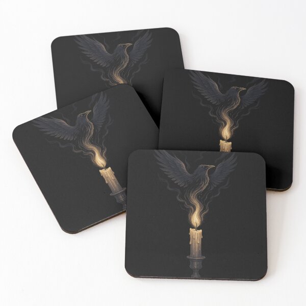 Item preview, Raven Rising from Candle Flame designed and sold by Mouraludia.