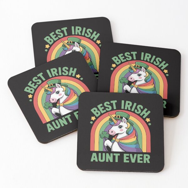 Item preview, Best Irish Aunt Ever St Patrick's Day Unicorn designed and sold by czechascheledu.