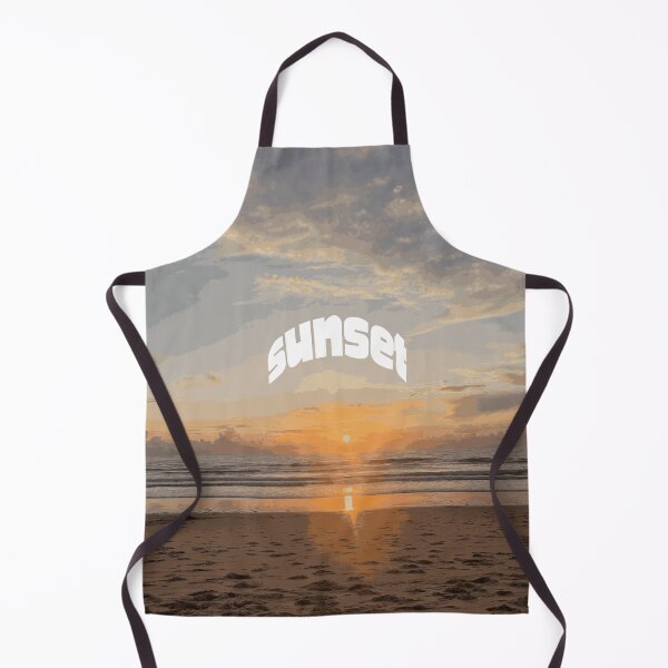 Item preview, Beach Sunset Illustration | Summer, Ocean Sunset, Travel, Coastal, Waves, Surfing designed and sold by QShore.