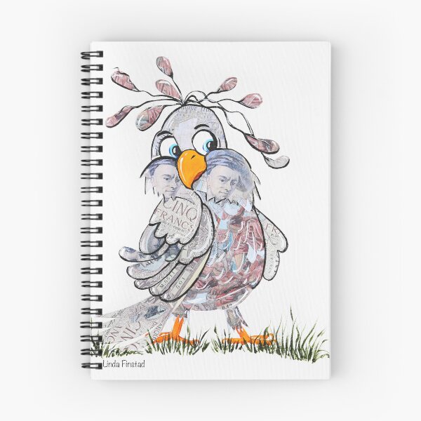 Item preview, French money bird - Fifi designed and sold by Linda Finstad.