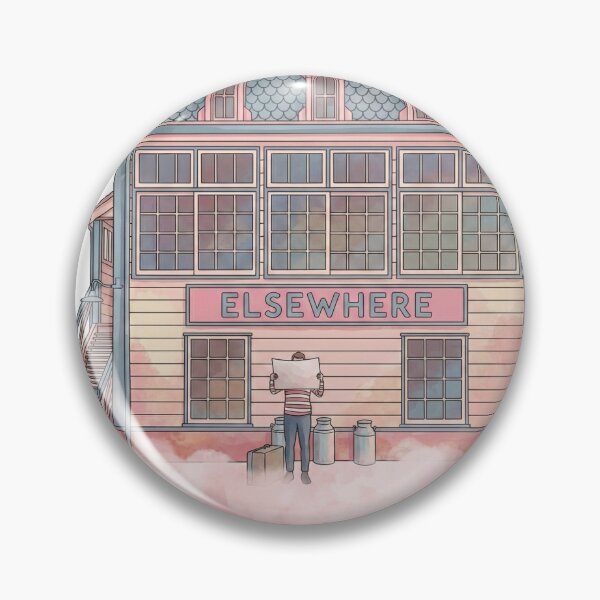 Item preview, Elsewhere – Floating Building Dreamy Fantasy Illustration designed and sold by Like Elsewhere.
