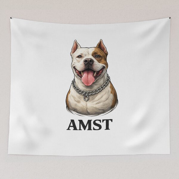 Item preview, AMST – American Staffordshire Terrier Strong & Loyal T-Shirt designed and sold by ADVA.N.