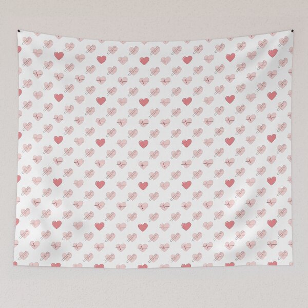 Item preview, Heart Check – Pulse, Care & Lovecore designed and sold by PatternFlux.