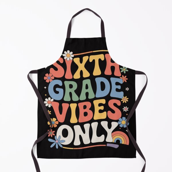 Item preview, Cute Sixth Grade Vibes Only Retro Groovy 6th Grade Teacher designed and sold by Vexat062Art.