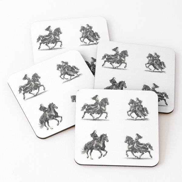 Item preview, Antique engraved Ladies riding horses pack designed and sold by MendaciousMina.