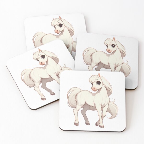 Item preview, White animated horse designed and sold by MendaciousMina.