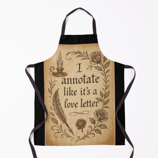 Item preview, I Annotate Like It’s a Love Letter Vintage Bookish Quote designed and sold by Mouraludia.