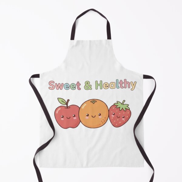 Item preview, Cute Kawaii Fruit Illustration with Text designed and sold by CleanInkStudio.