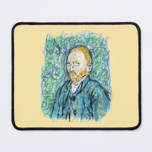 Item preview, Vincent Van Gogh Portrait In Crayon designed and sold by Kate Miller Illustrator.