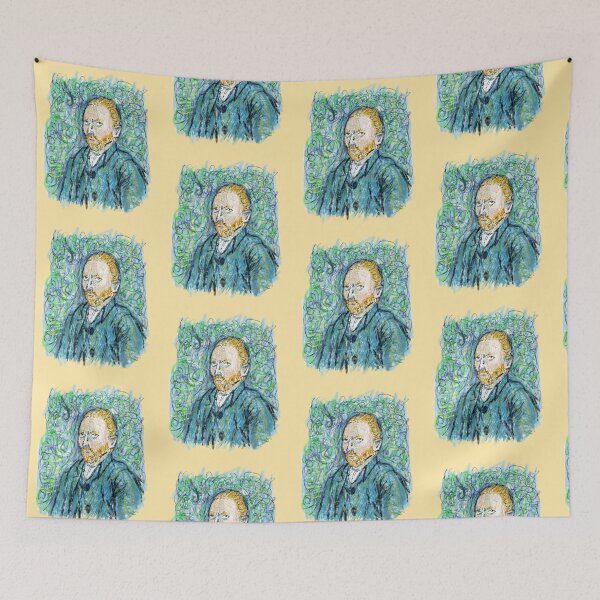 Item preview, Vincent Van Gogh Portrait In Crayon  designed and sold by Kate Miller Illustrator.