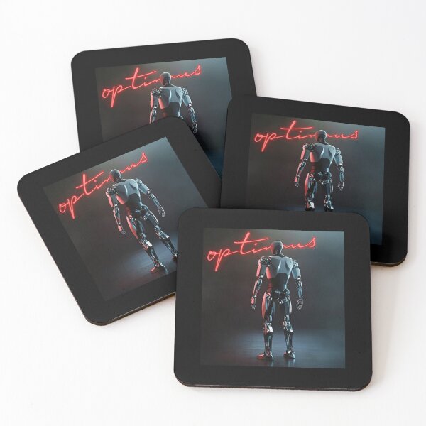 Item preview, Tesla humanoid robot art designed and sold by TEEJAMBOREE.