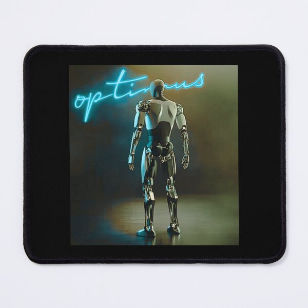 Item preview, Tesla humanoid robot art designed and sold by TEEJAMBOREE.