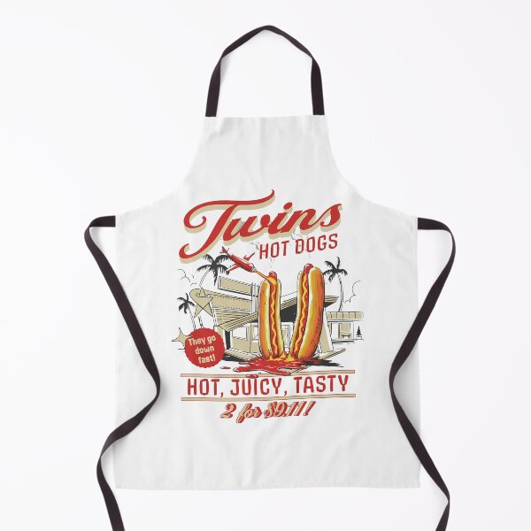 Item preview, Twins Hot Dogs Juicy Tasty 2 For 911 Vintage Graphic designed and sold by jakaun.