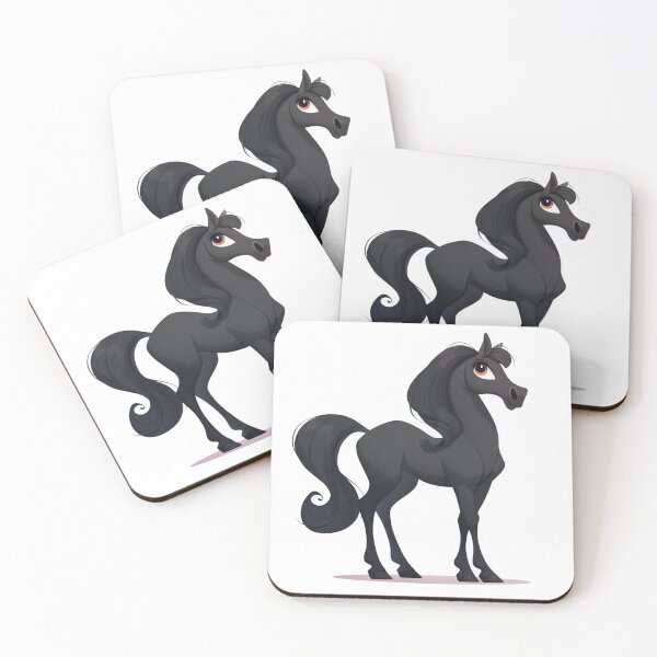 Item preview, Animated black horse designed and sold by MendaciousMina.