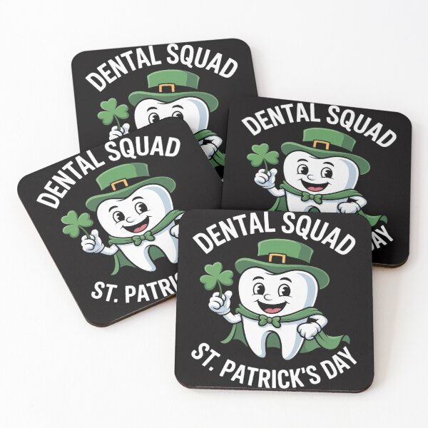 Item preview, Dabbing Teeth St Patrick Day Dental Squad Irish Dentist designed and sold by Vexat062Art.
