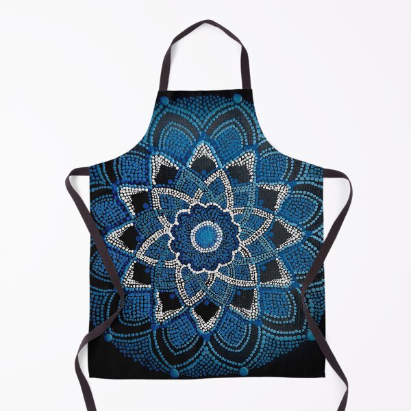 Artikelvorschau, Blaue Mandala-Kunst der heiligen Geometrie entworfen und verkauft von Dreamweaver Mandalas.