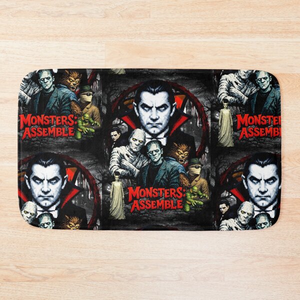 Item preview, Monsters Assemble – Classic Horror Pixel Art designed and sold by Nu-Renaissance.