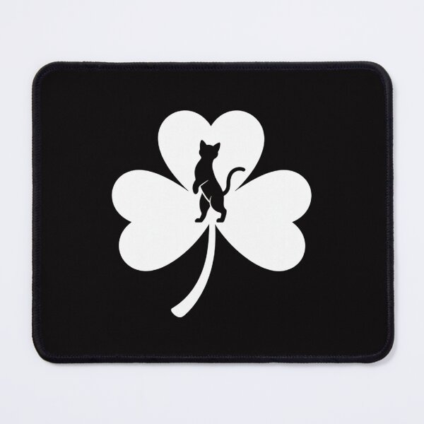 Item preview, Cat Lucky Shamrock Leaf St Patrick's Day Gift designed and sold by Vexat062Art.