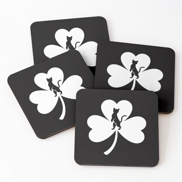 Item preview, Cat Lucky Shamrock Leaf St Patrick's Day Gift designed and sold by Vexat062Art.