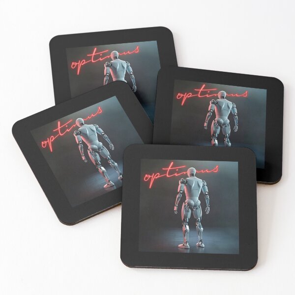Item preview, Tesla humanoid robot art designed and sold by TEEJAMBOREE.
