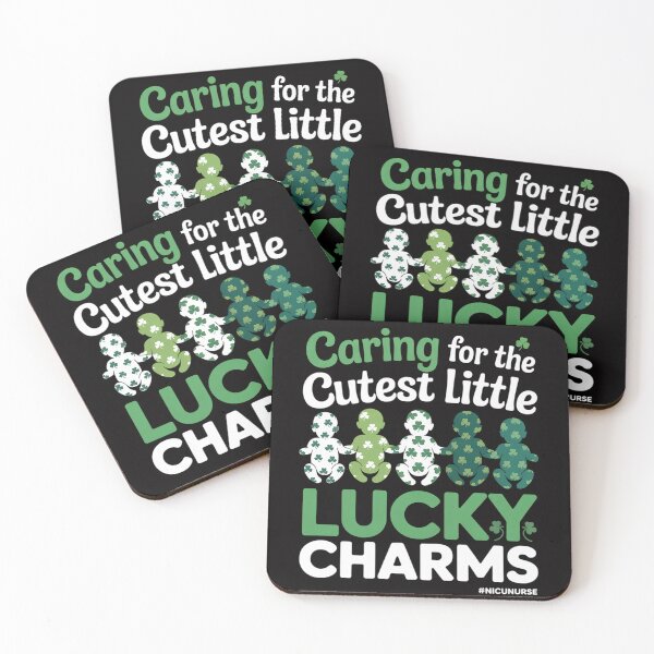 Item preview, Caring For The Cutest Little Lucky Charm NICU St Patrick Day designed and sold by Vexat062Art.