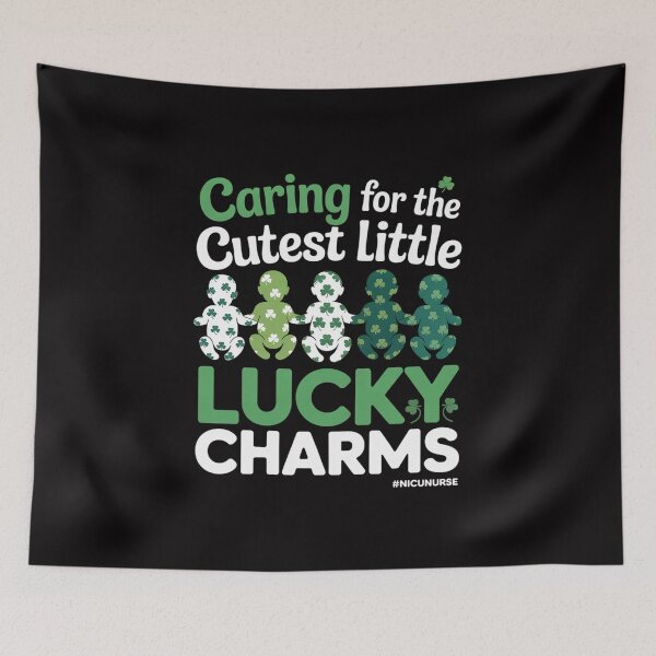 Item preview, Caring For The Cutest Little Lucky Charm NICU St Patrick Day designed and sold by Vexat062Art.