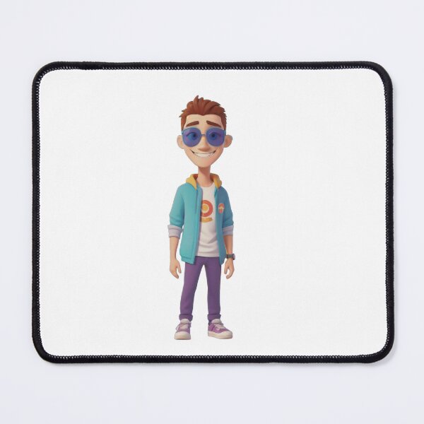 Item preview, Smiling Boy with Sunglasses - Casual Hoodie Graphic designed and sold by SpektroDesign.