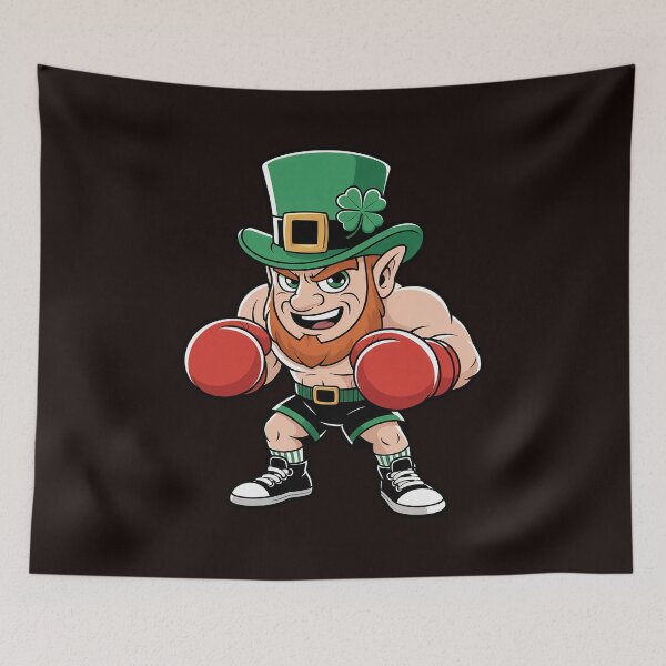 Item preview, Boxing St. Patrick Day Lucky Irish Shamrock designed and sold by MichaelStalkas.