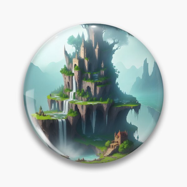 Item preview, Castle on the Sacred Mountain: Fantasy Waterfalls and Epic Adventure designed and sold by opispot.com.