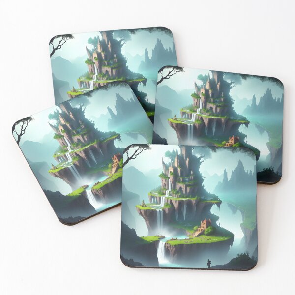 Item preview, Castle on the Sacred Mountain: Fantasy Waterfalls and Epic Adventure designed and sold by opispot.com.
