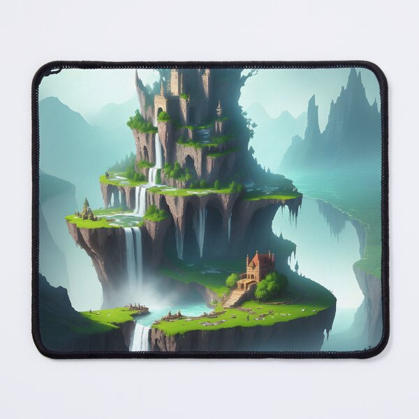 Item preview, Castle on the Sacred Mountain: Fantasy Waterfalls and Epic Adventure designed and sold by opispot.com.