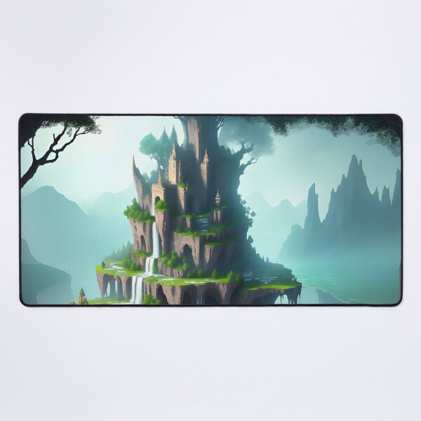 Item preview, Castle on the Sacred Mountain: Fantasy Waterfalls and Epic Adventure designed and sold by opispot.com.